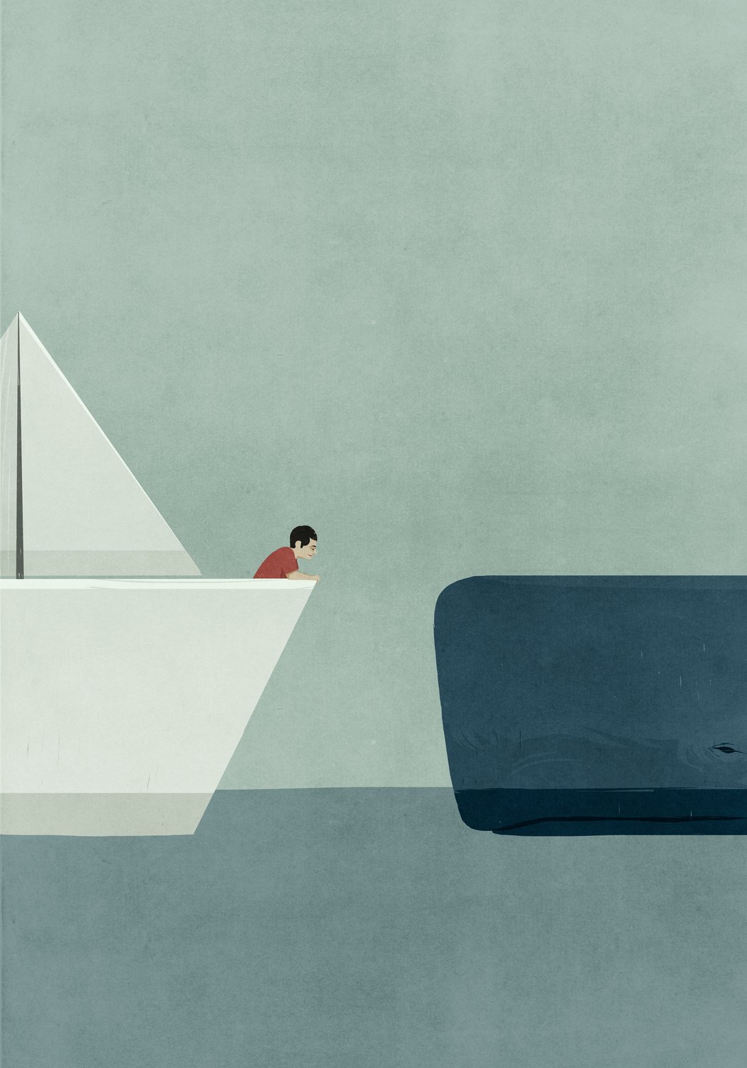 Paper Boat and Whale
