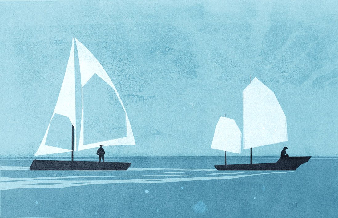 Two Sailboats