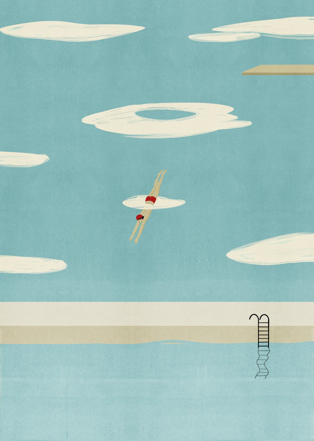 Swimmer in the Sky