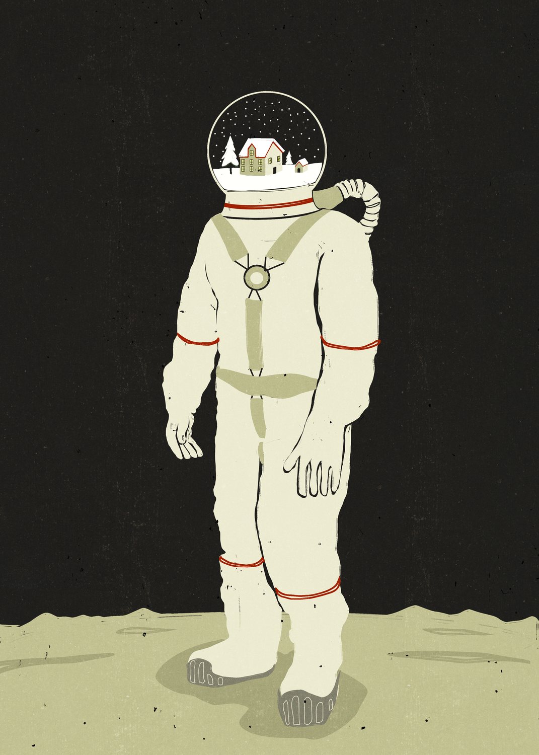 Astronaut with a Home