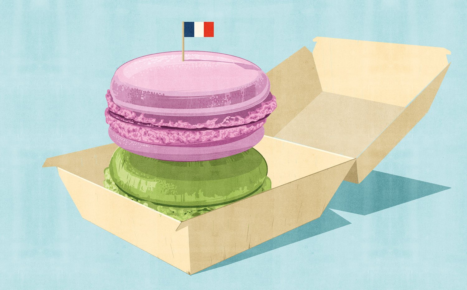 Macaron Burger