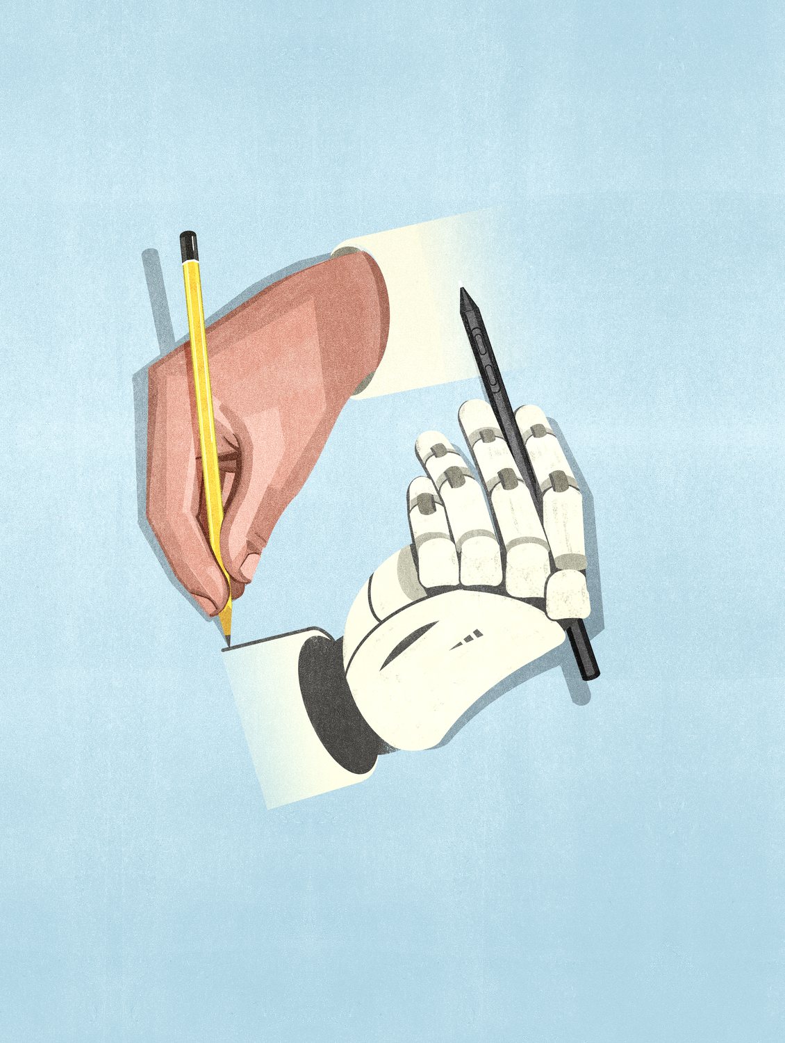 Human and Robot Hands