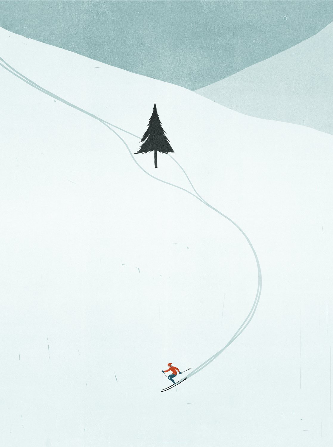 Lone Skier