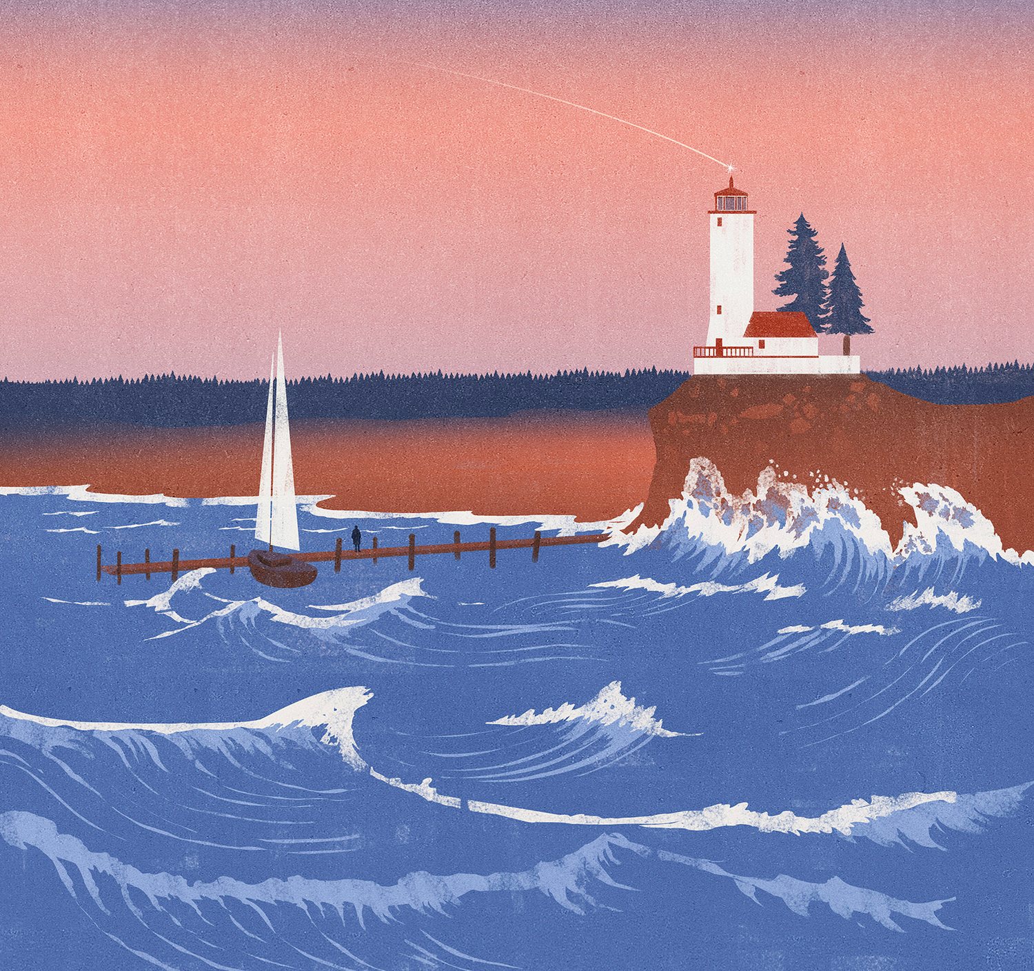 Lighthouse Storm