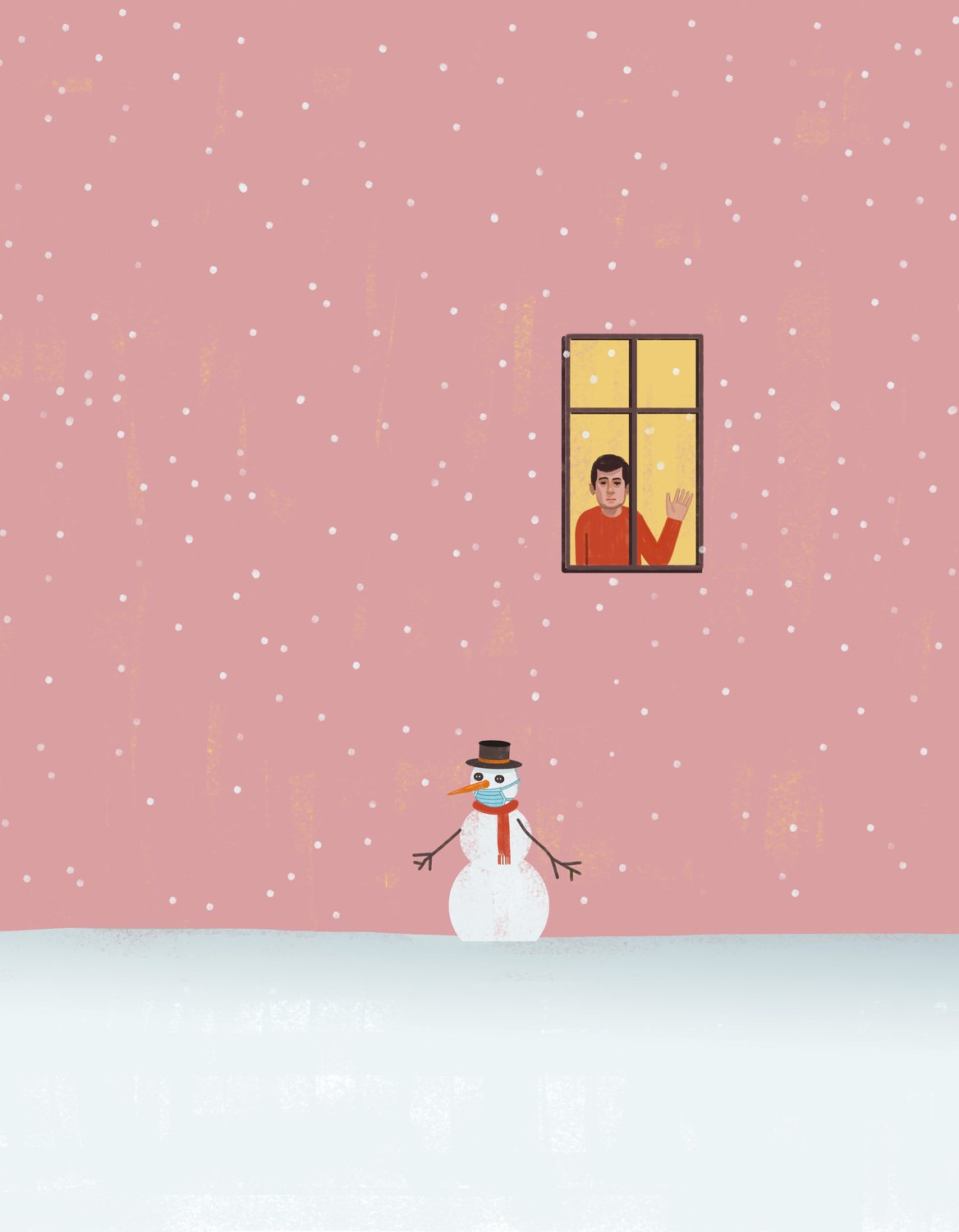 Snowman at the Window