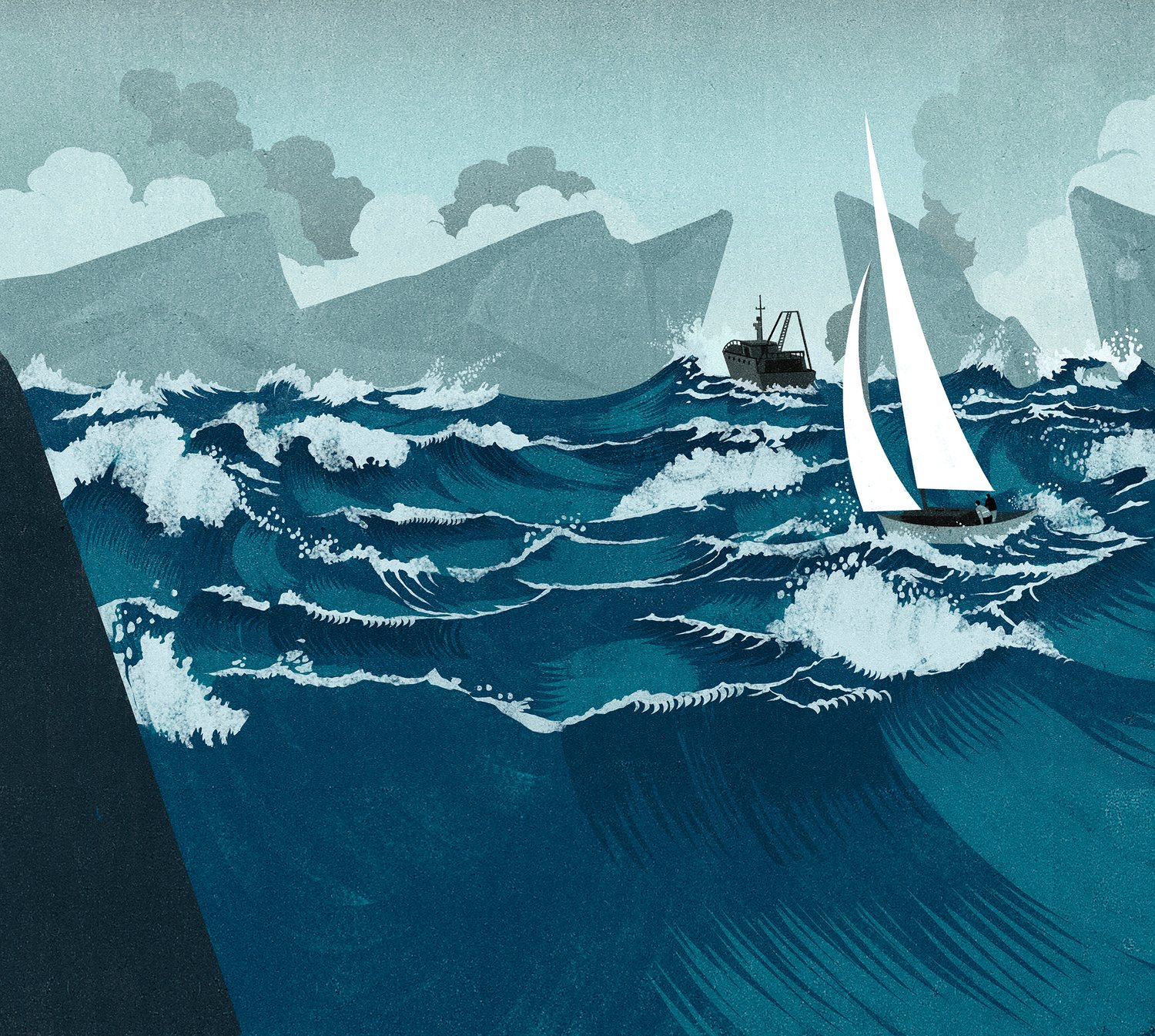 Sailboat in a Storm