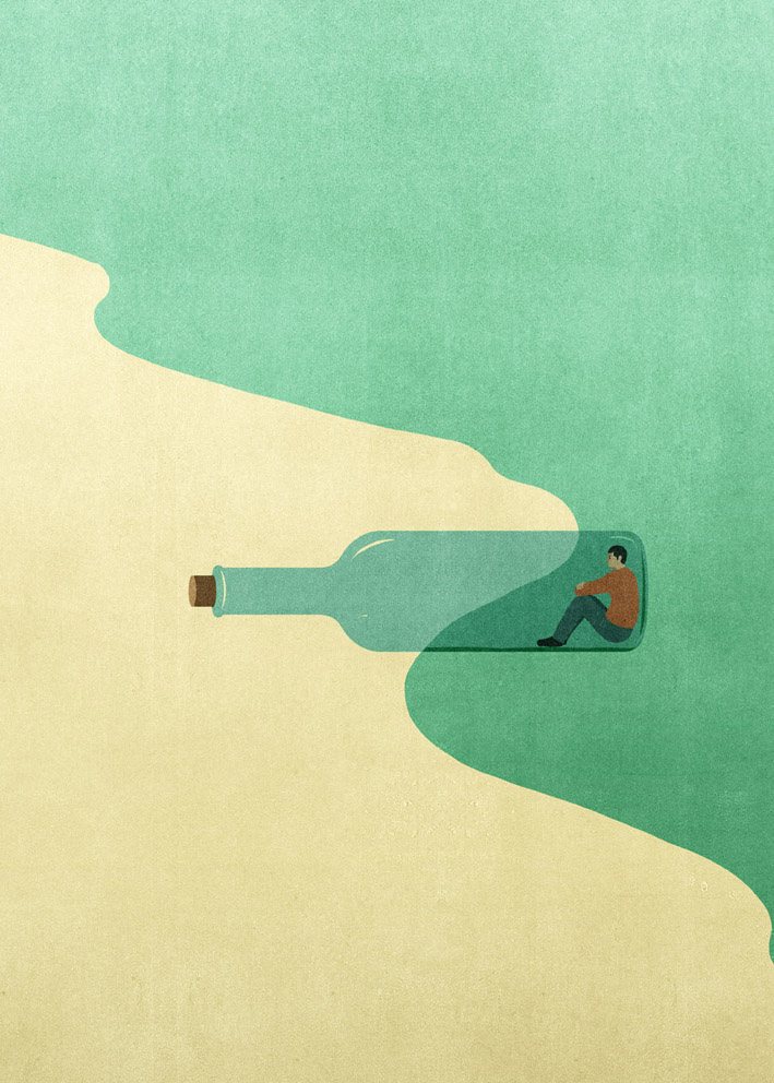 Man in a Bottle
