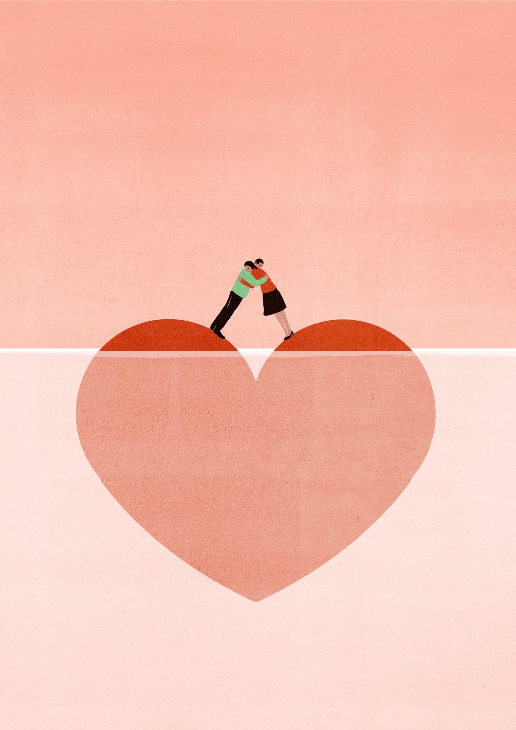Heart Island Couple