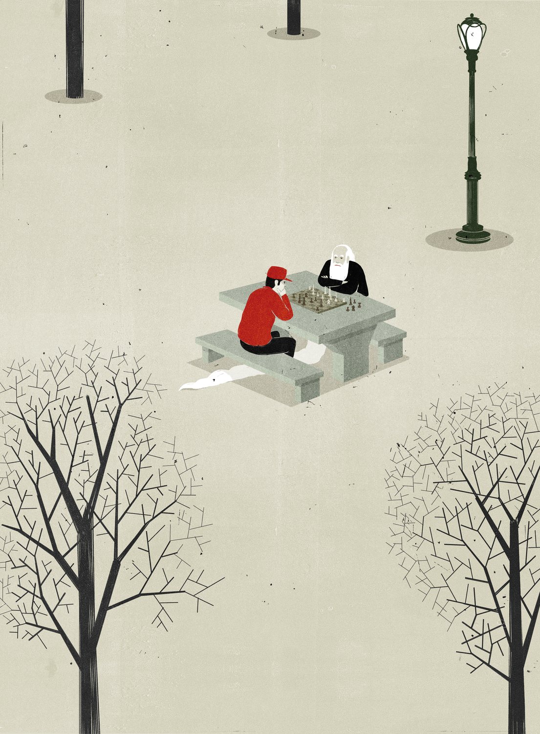 Park Bench Chess