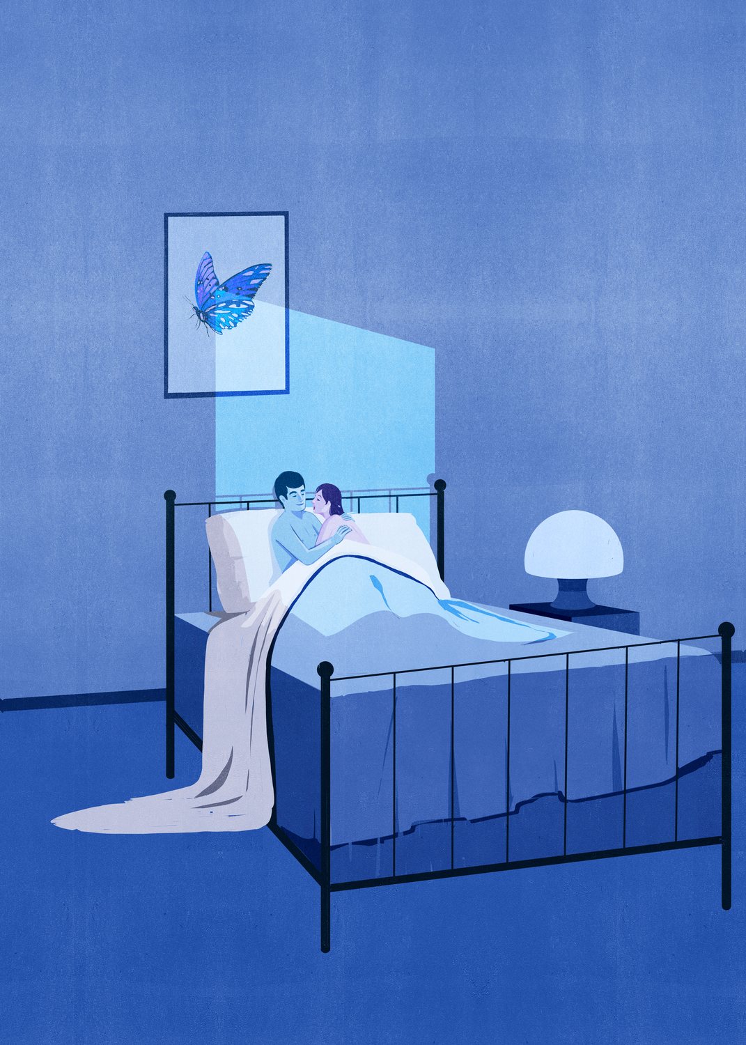 Bedroom in Blue
