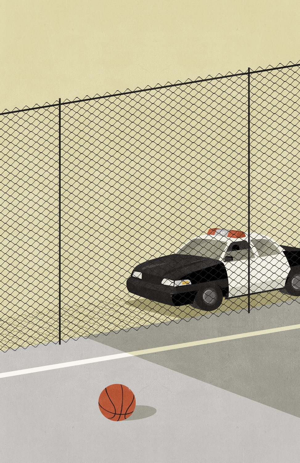 Police Car and Ball