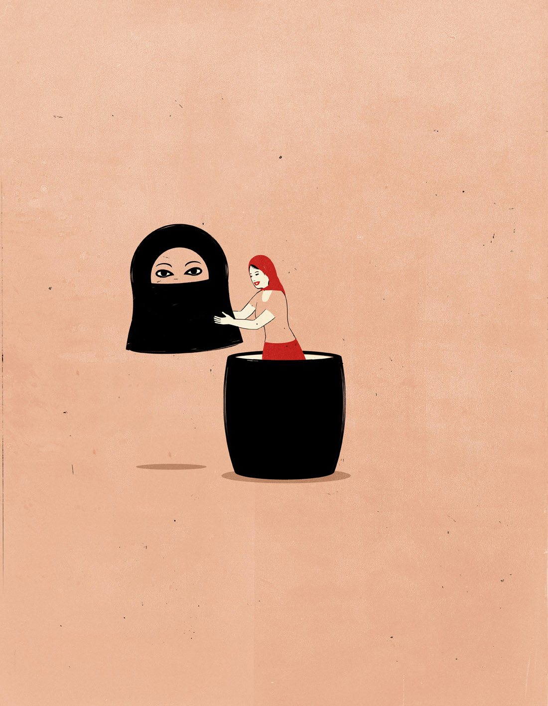 Niqab and Pin-up