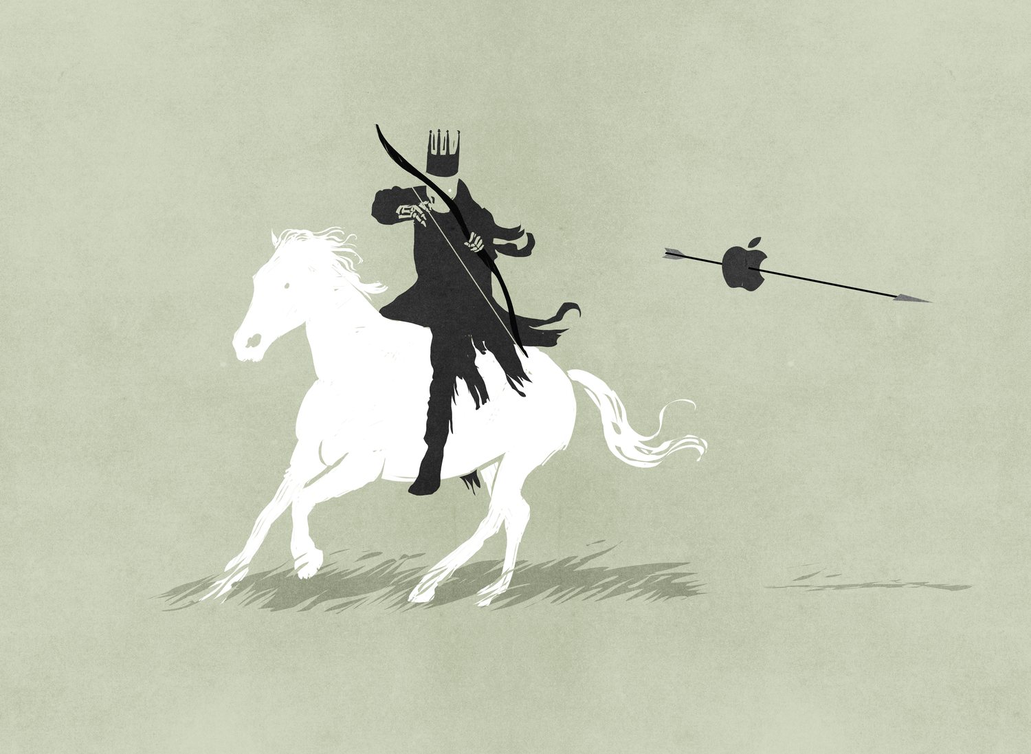 White Horse and the Apple Lance