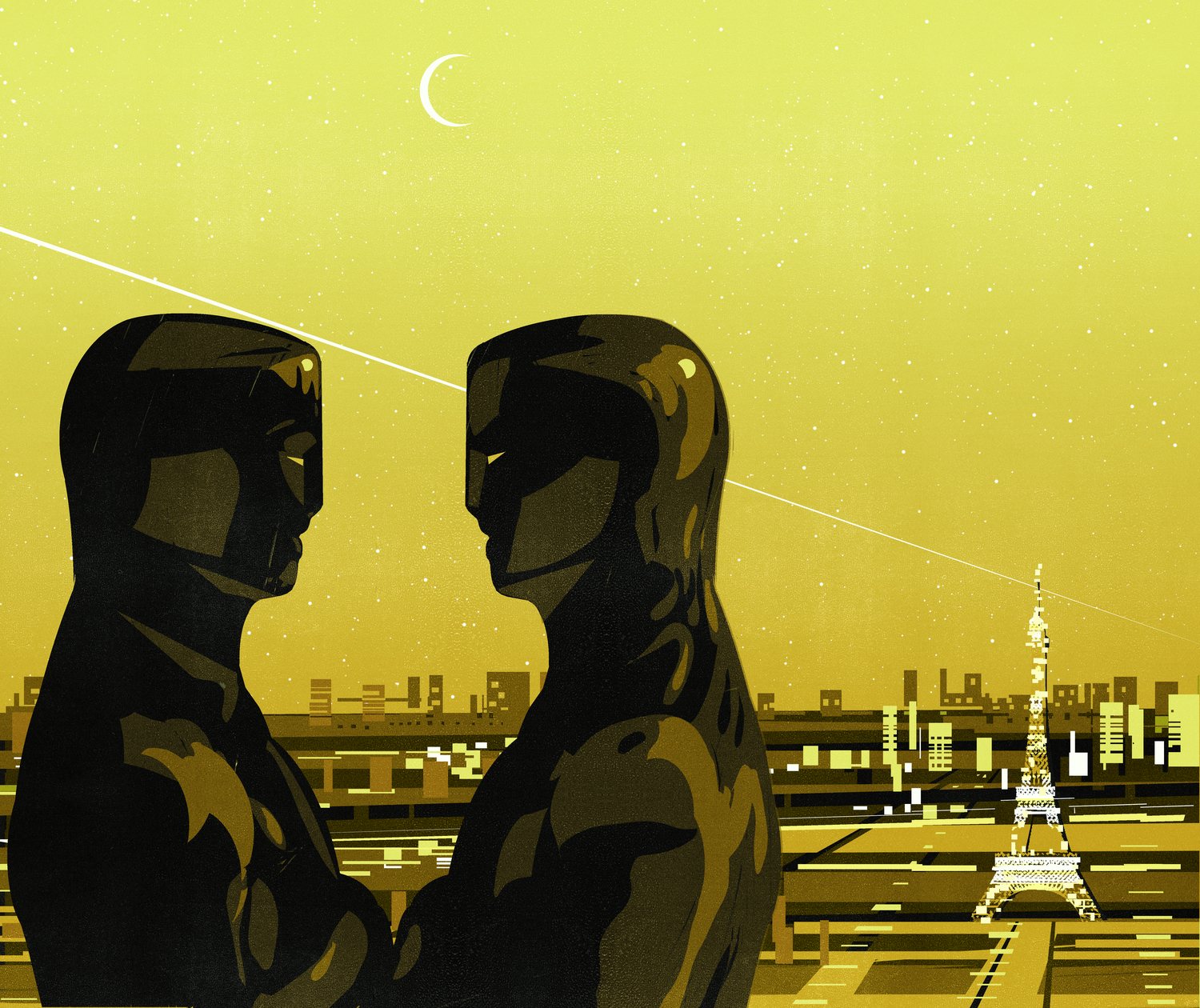 Two Statues over Paris