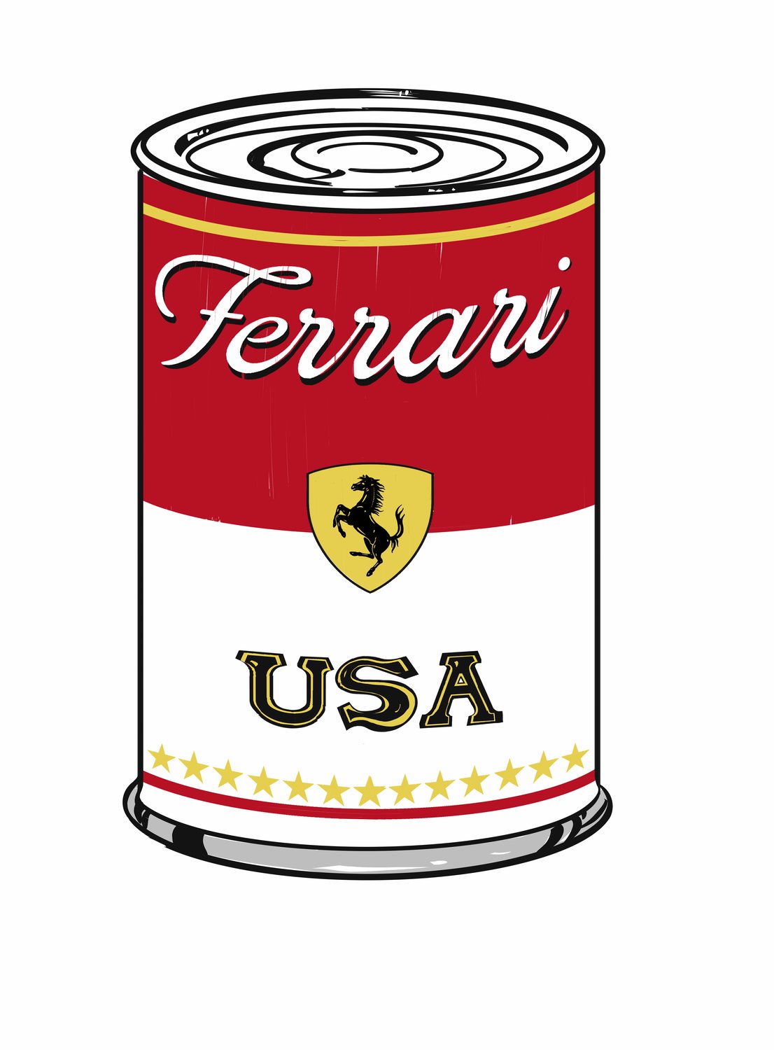 Ferrari Soup Can