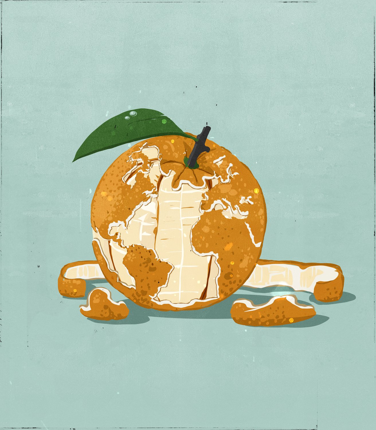 Orange Peeled as the World