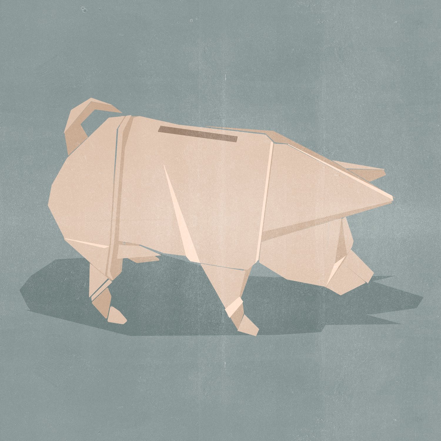 Origami Piggy Bank