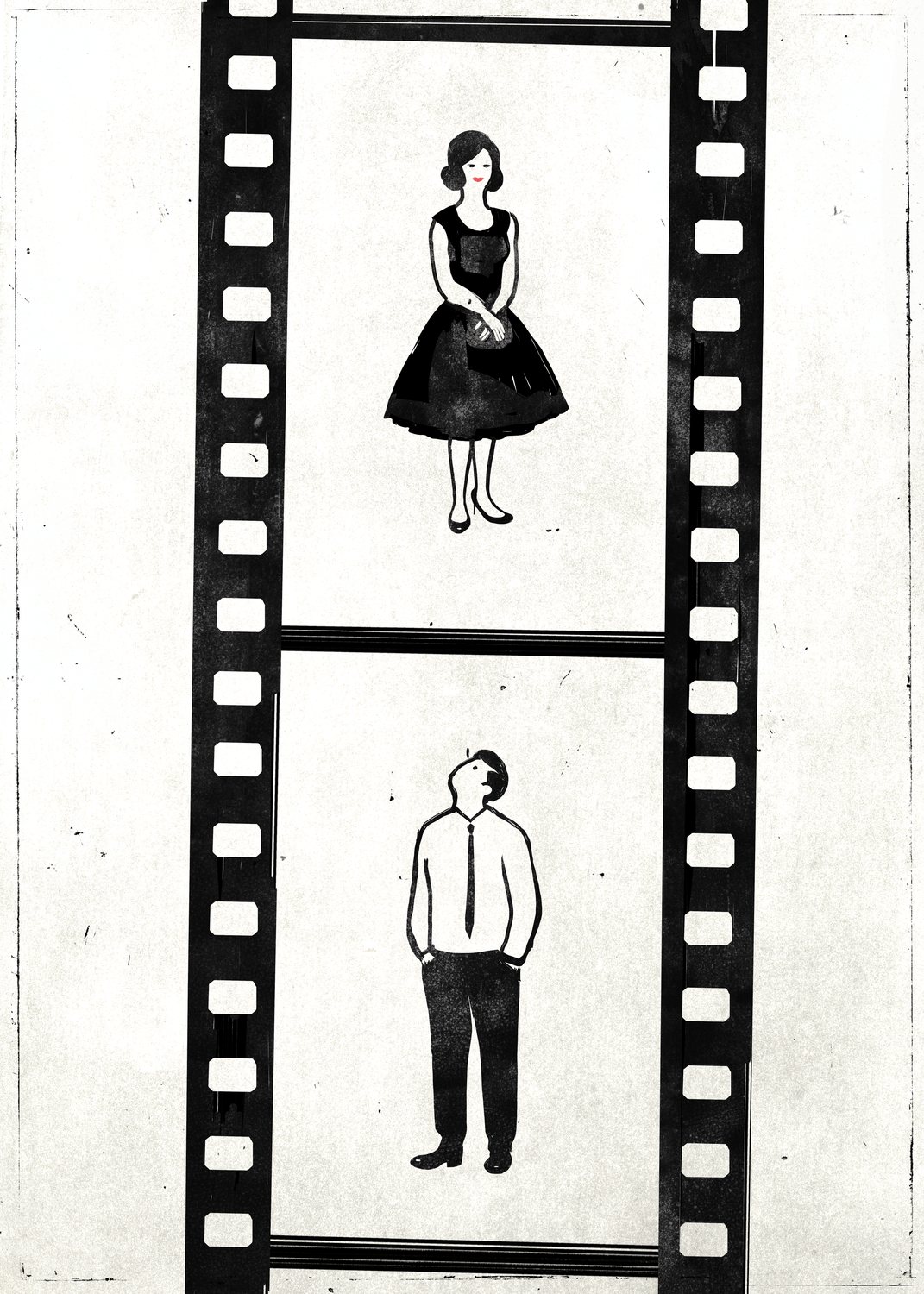 Couple in the Film Strip