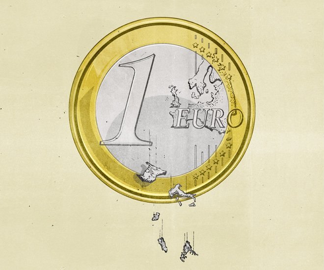 Hanging from the Euro Coin