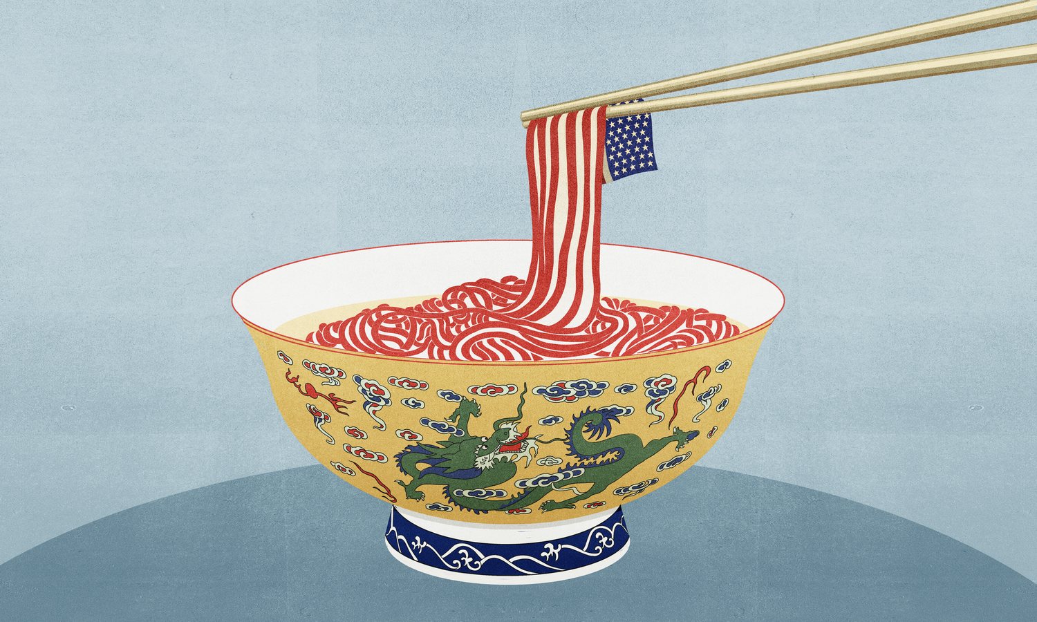 Bowl of Flag Noodles