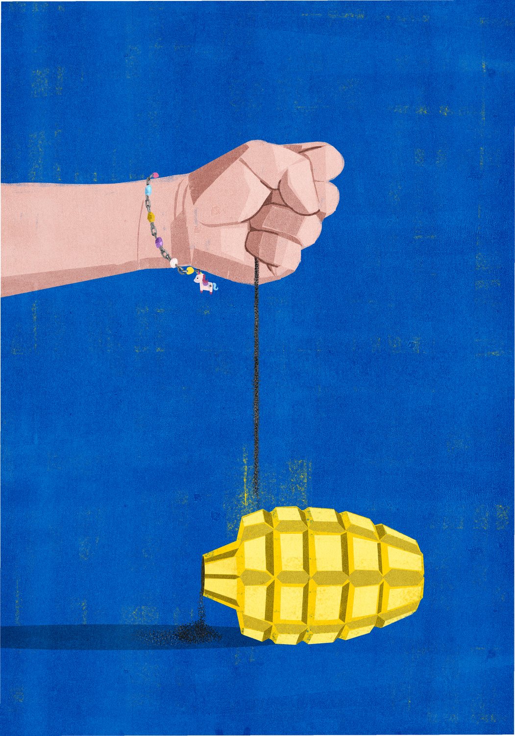 Fist Holding a Grenade
