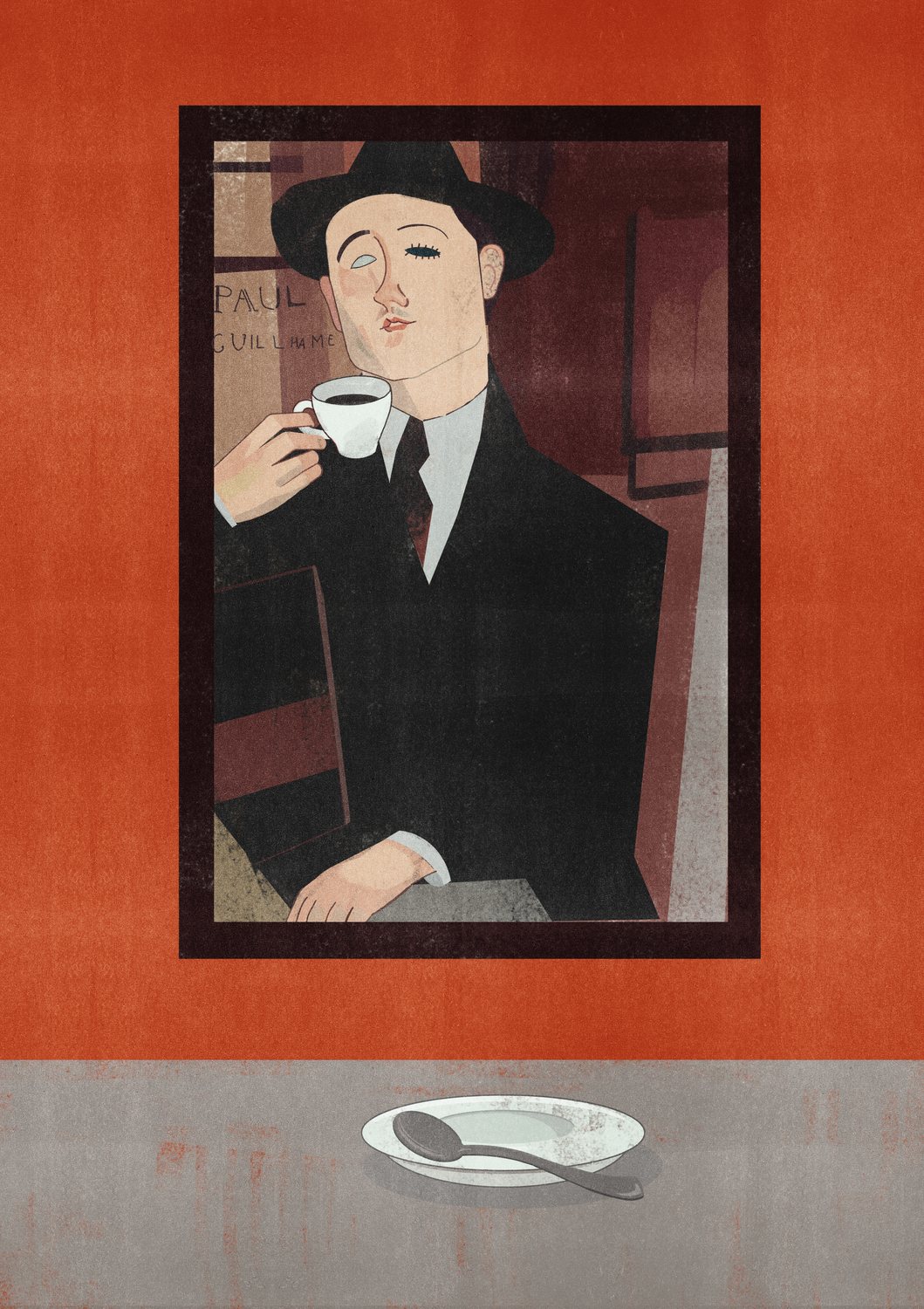 Portrait with a Coffee Cup