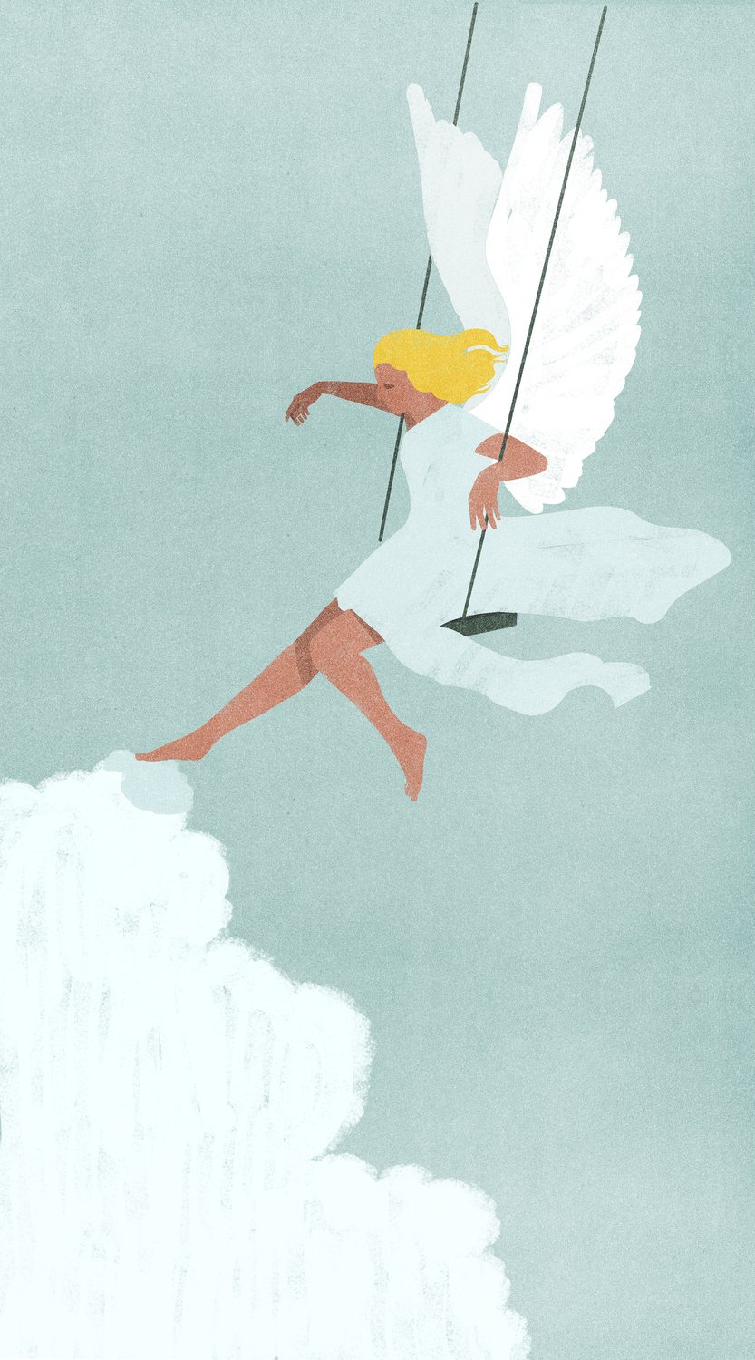 Angel on the Swing