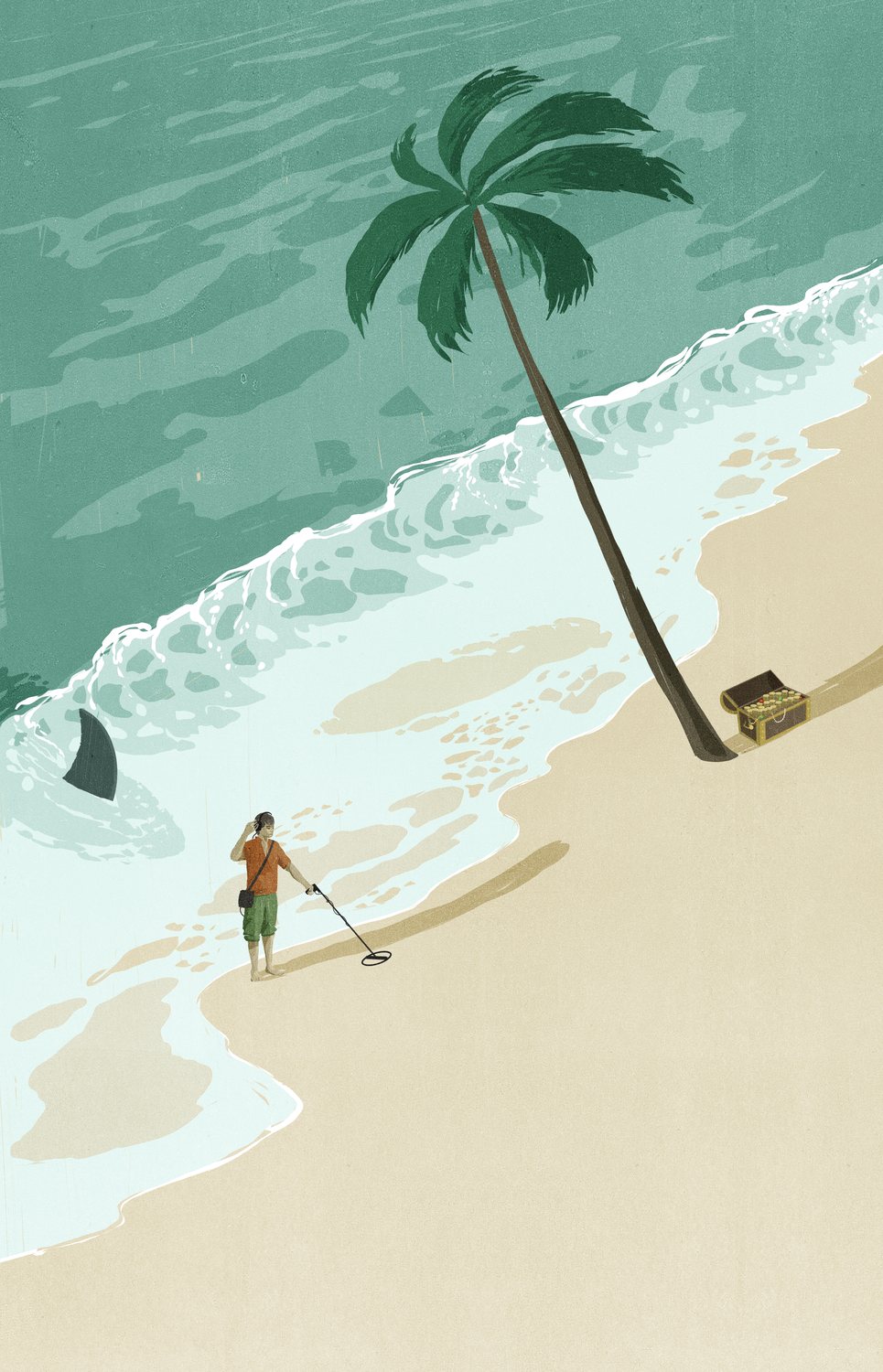 Treasure Hunter under the Palm