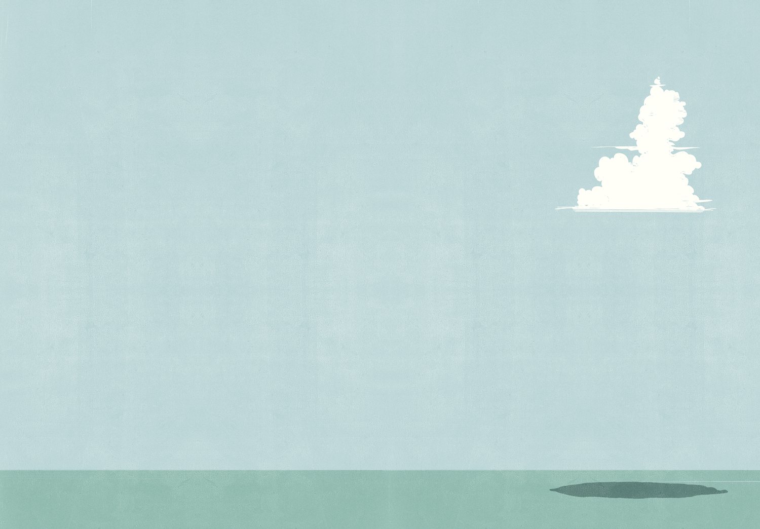 Cloud Shadow on the Sea