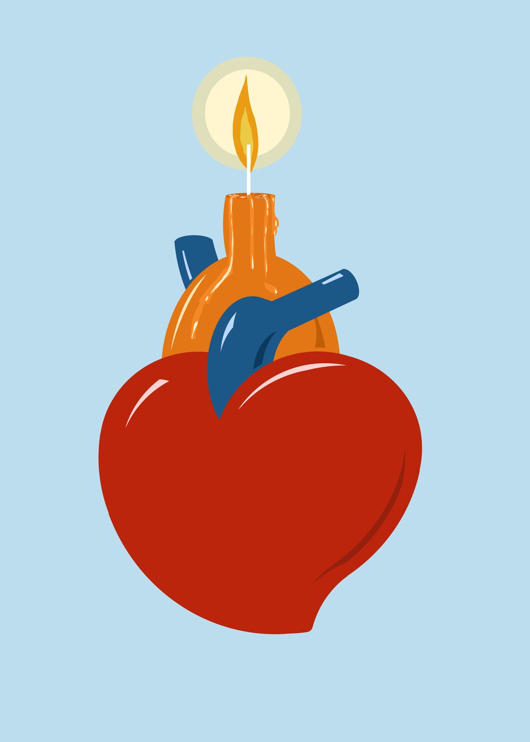 Heart Candle