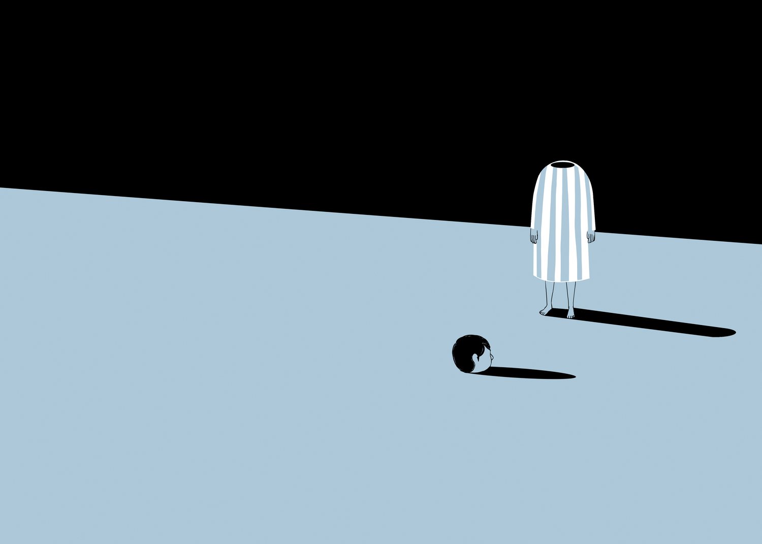 Man and the Shadow Hole