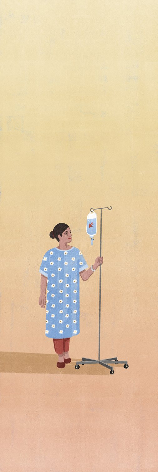 Patient with a Drip