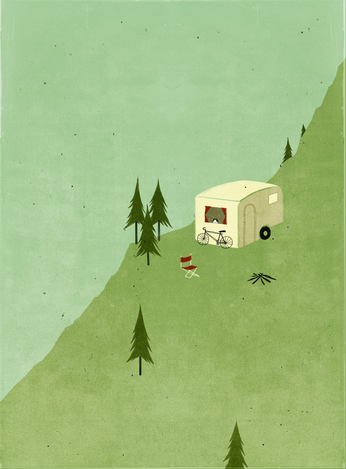 Caravan on the Hill
