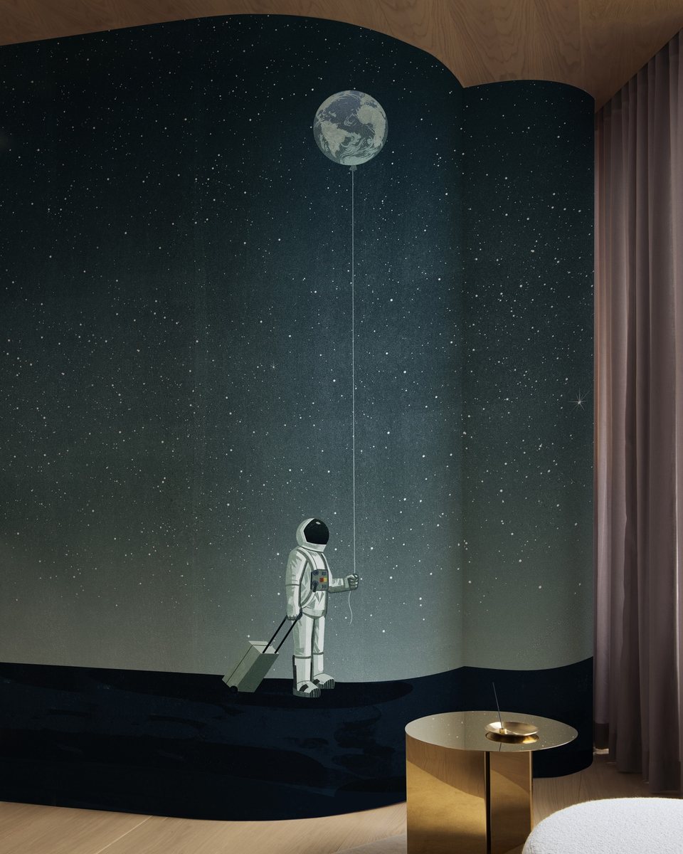 Walking with the Moon, Wallpaper, 2024