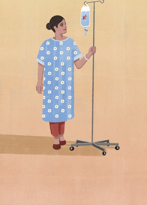 Patient with a Drip