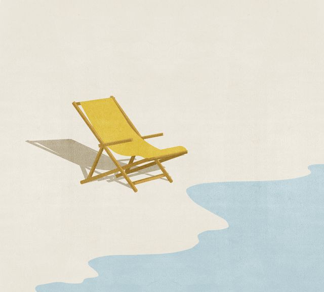 Deckchair on the Shore