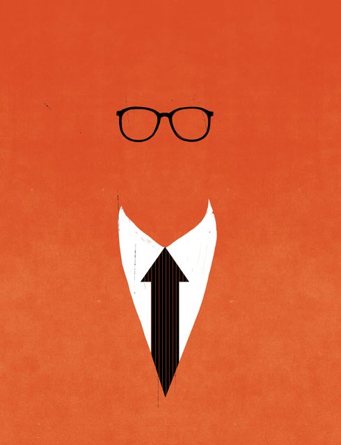 Glasses and Suit without a Face