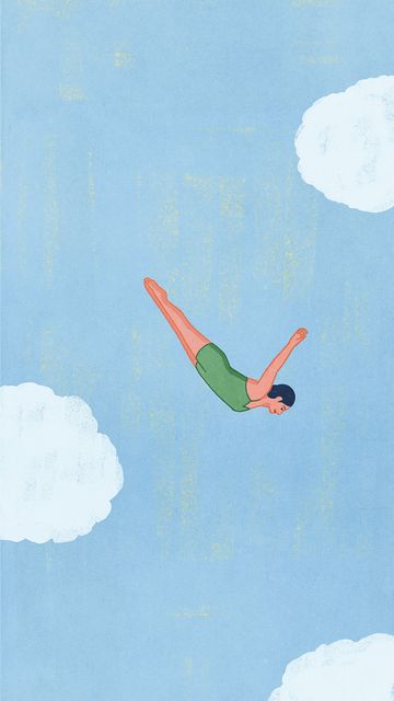 Diver in the Sky