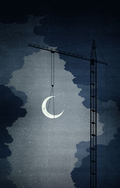 Crane Moon