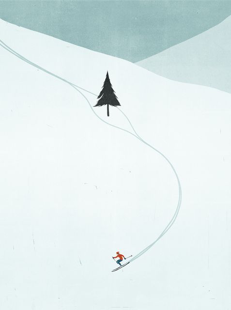 Lone Skier