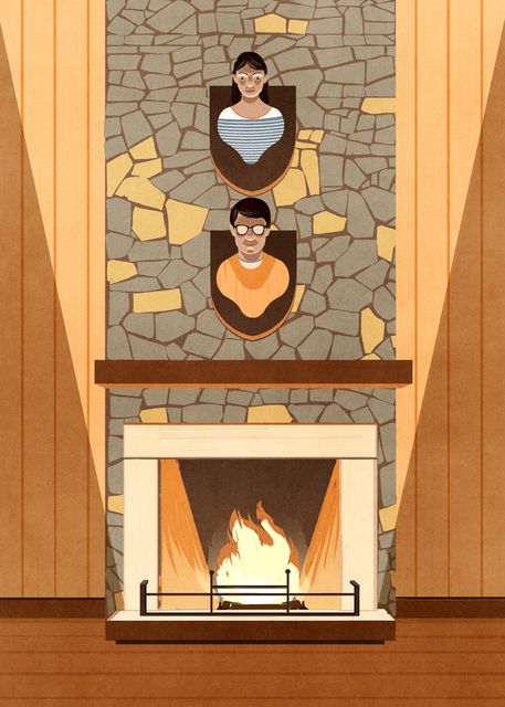 Fireplace Portraits