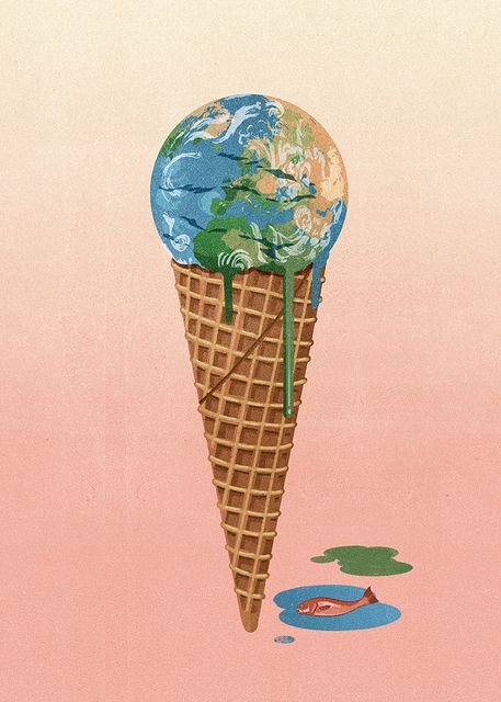 Melting Planet Cone