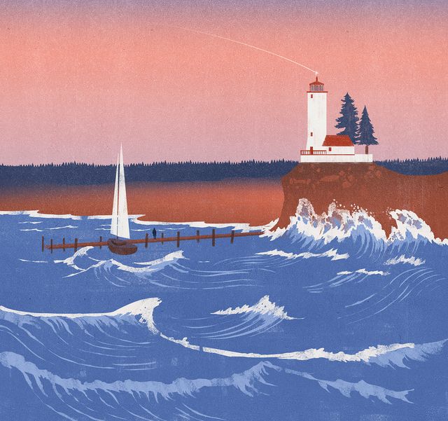 Lighthouse Storm