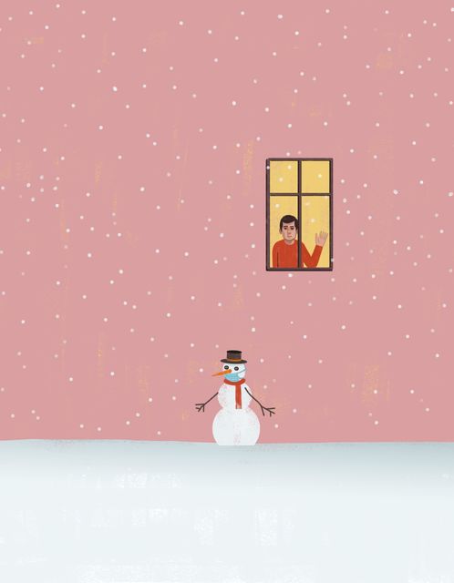 Snowman at the Window