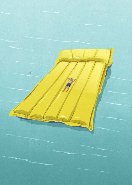 Yellow Lilo