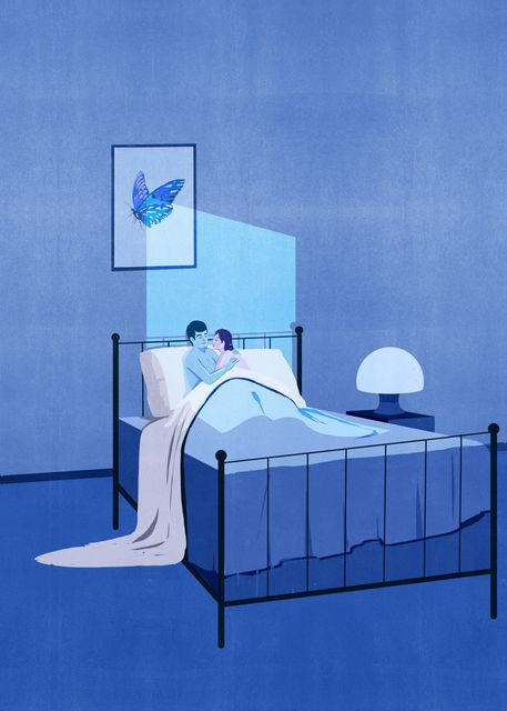 Bedroom in Blue