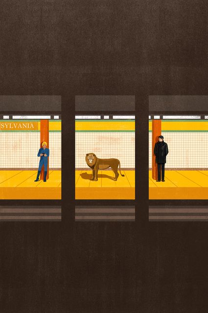 Lion on the Platform
