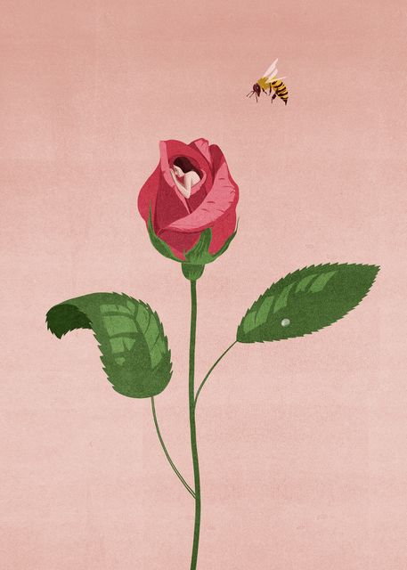 Rose and Bee