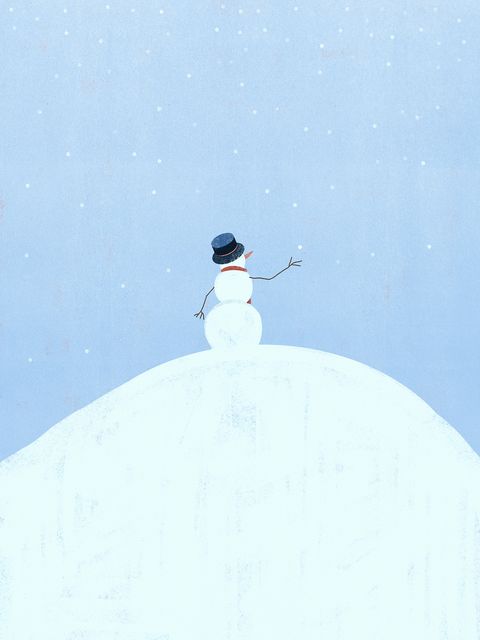 Snowman on the Hill