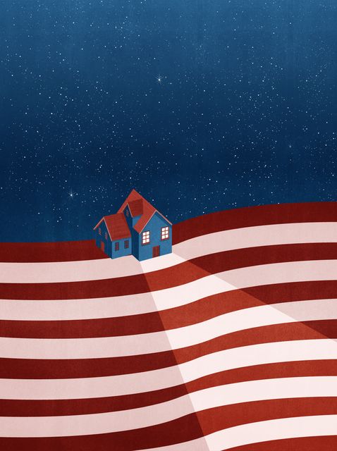House on the Striped Flag
